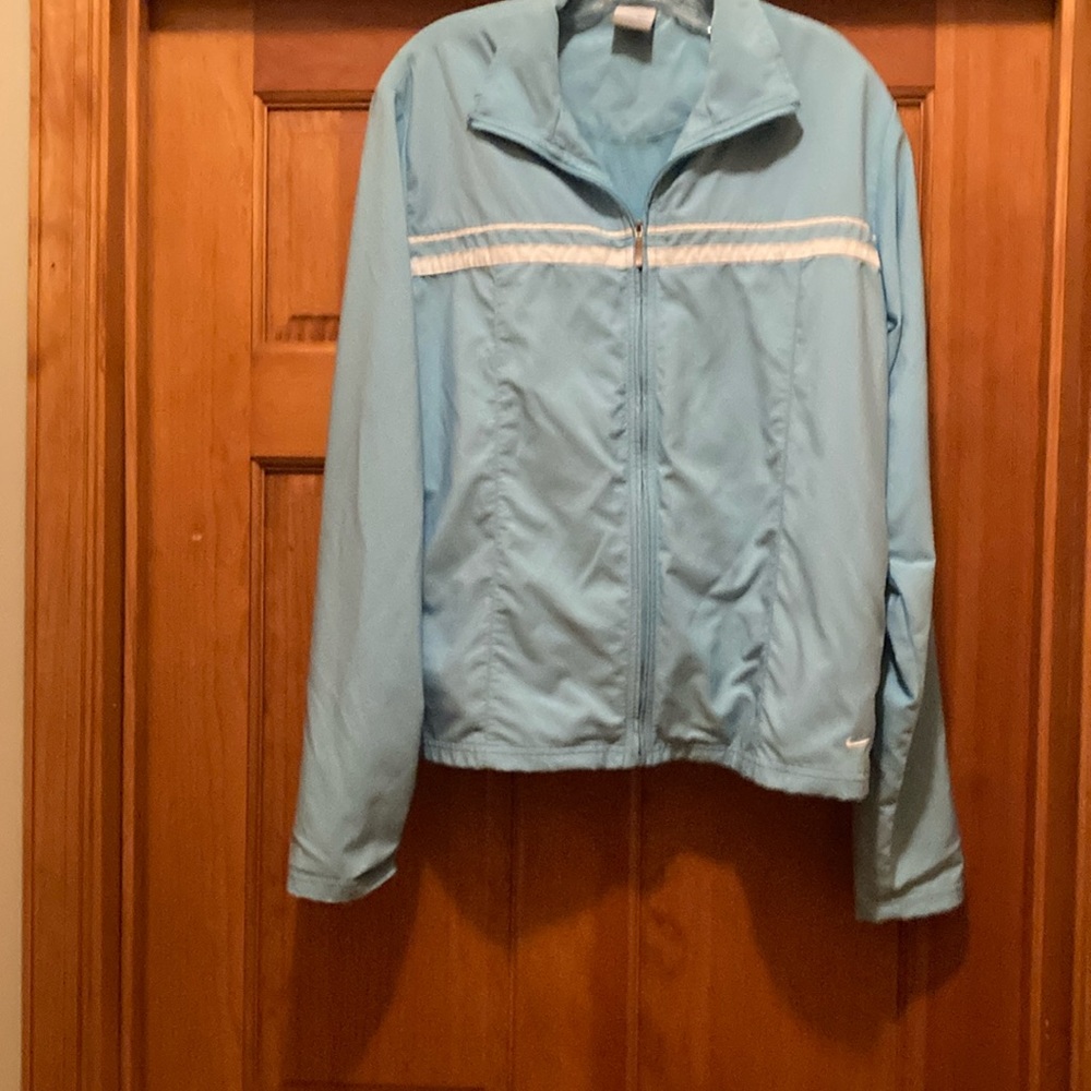Nike Baby Blue Lightweight Jacket size XL
